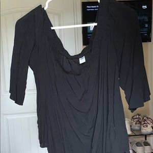 Over the shoulder top